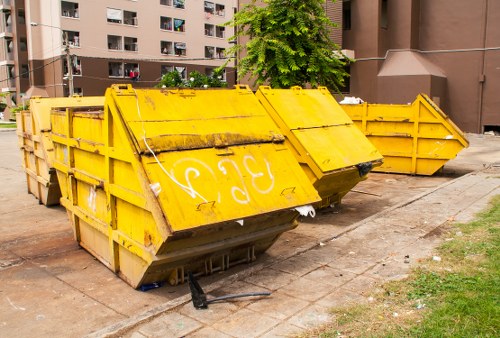 Rubbish Removal team at work in Central London