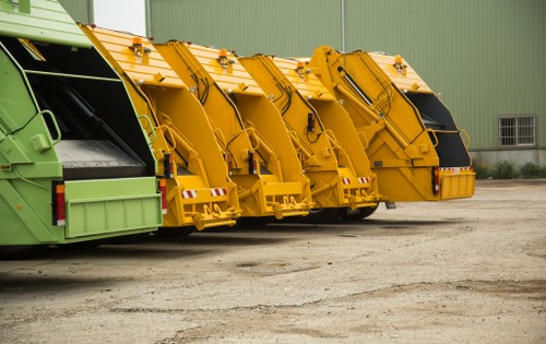 Modern waste management facilities with smart technology