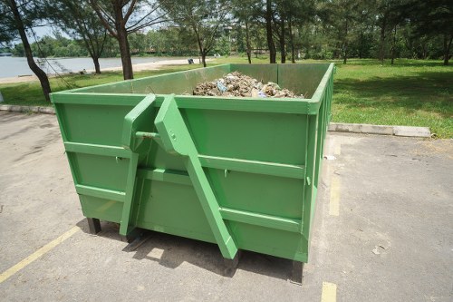 Commercial rubbish clearance at a Central London office